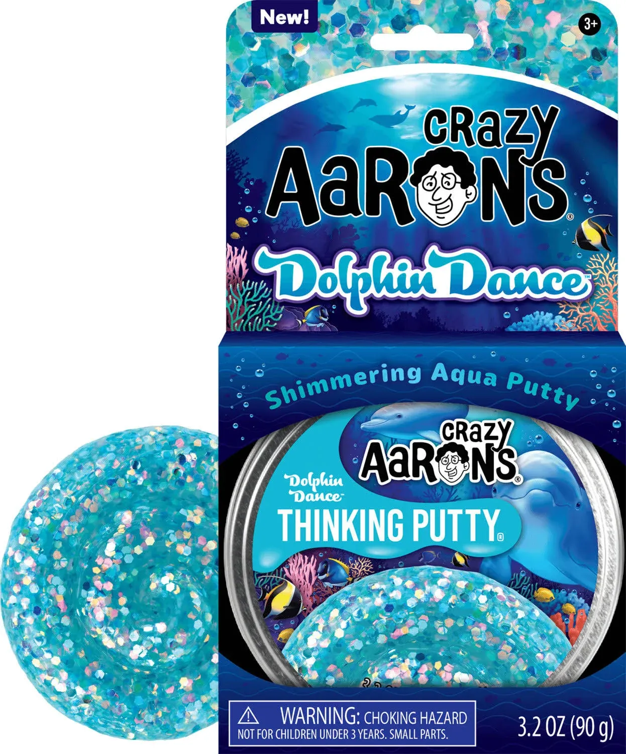 Crazy Aaron's Dolphin Dance Thinking Putty