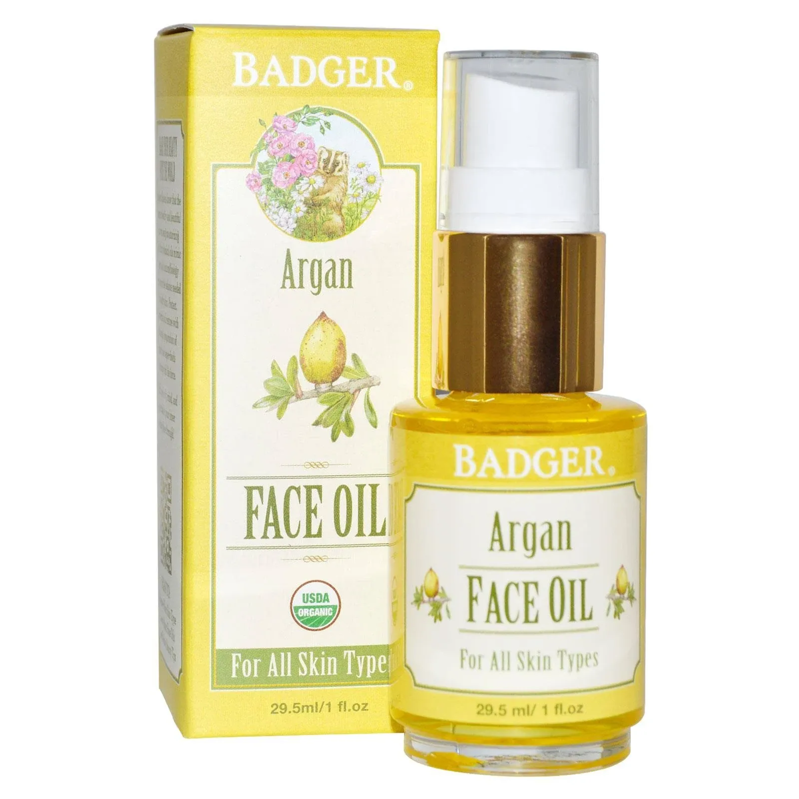 Argan Face Oil 30 Ml  by Badger Balm