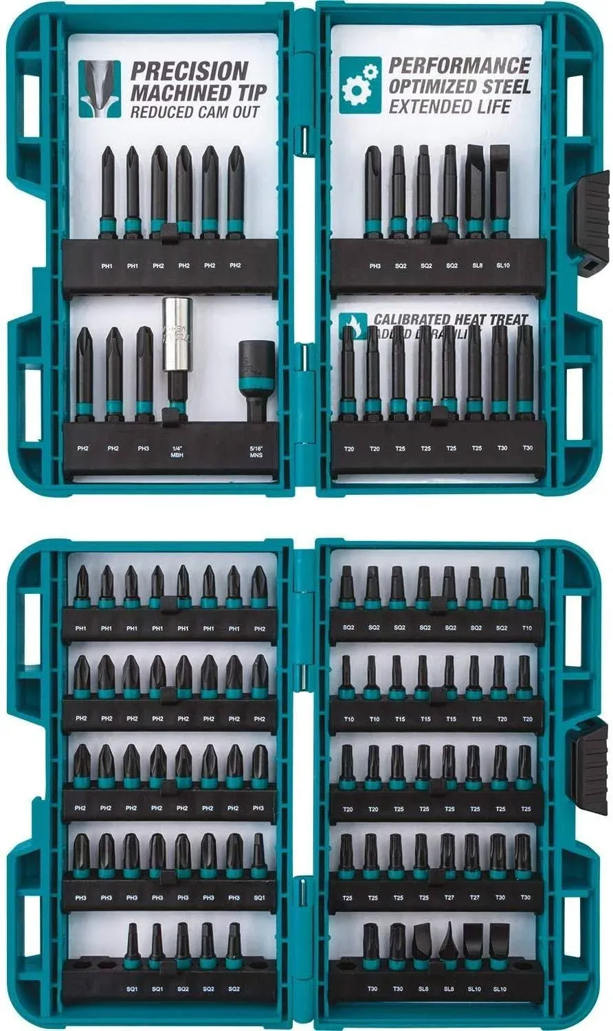 Makita E-00038 ImpactX 100 PC Driver Bit Set