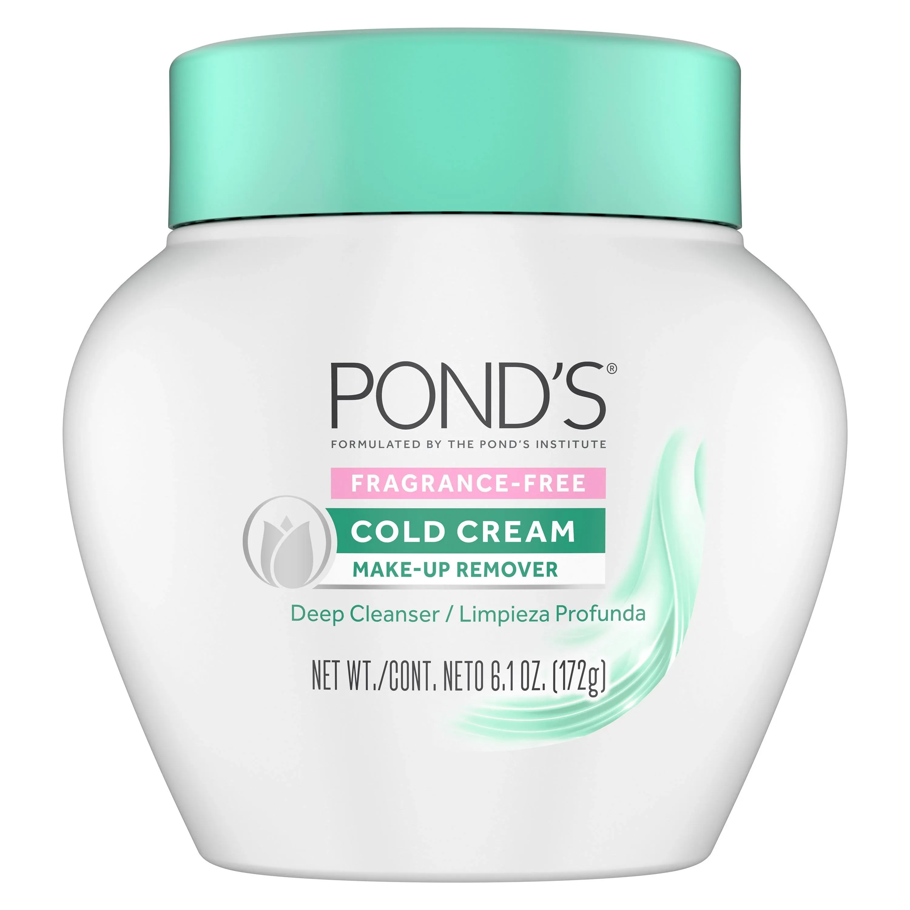 Ponds Cold Cream, Make-Up Remover, Fragrance-Free - 6.1 oz