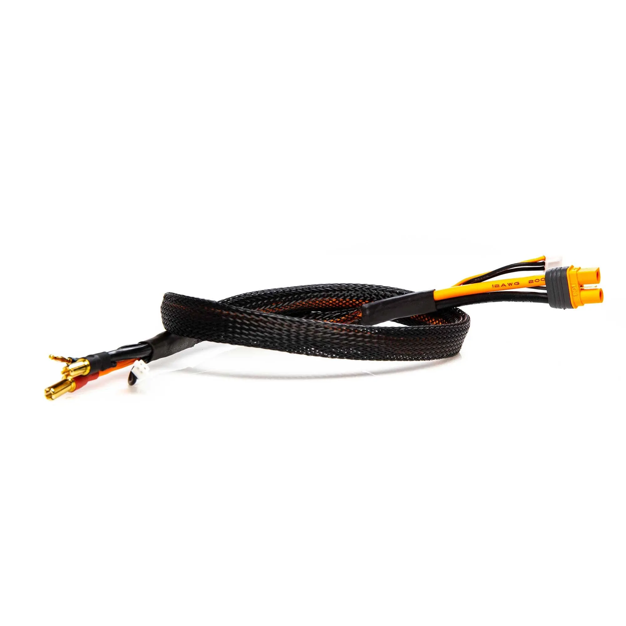 Spektrum RC IC3 Smart 2S Charge Lead w/5mm Bullets (24") [SPMXCA316]