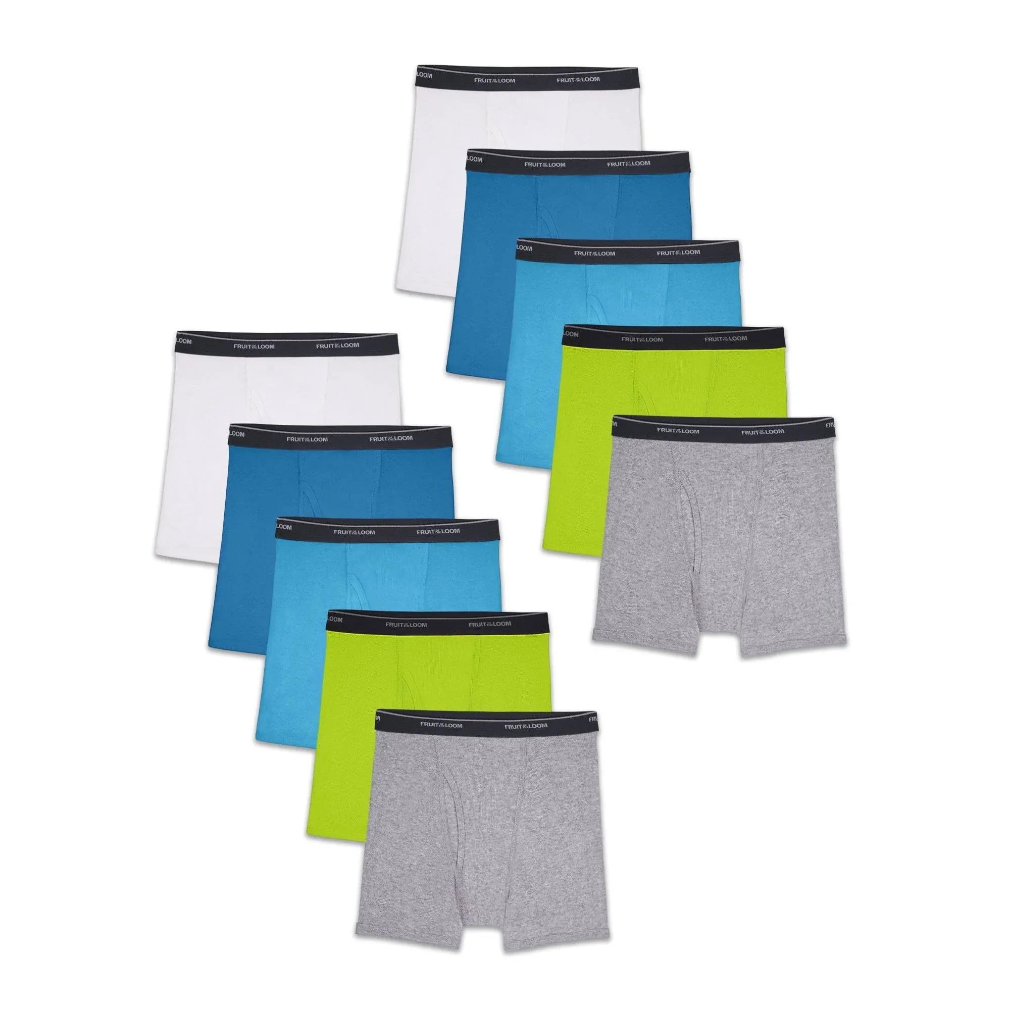 Fruit of the Loom Boys' Cotton Boxer Briefs