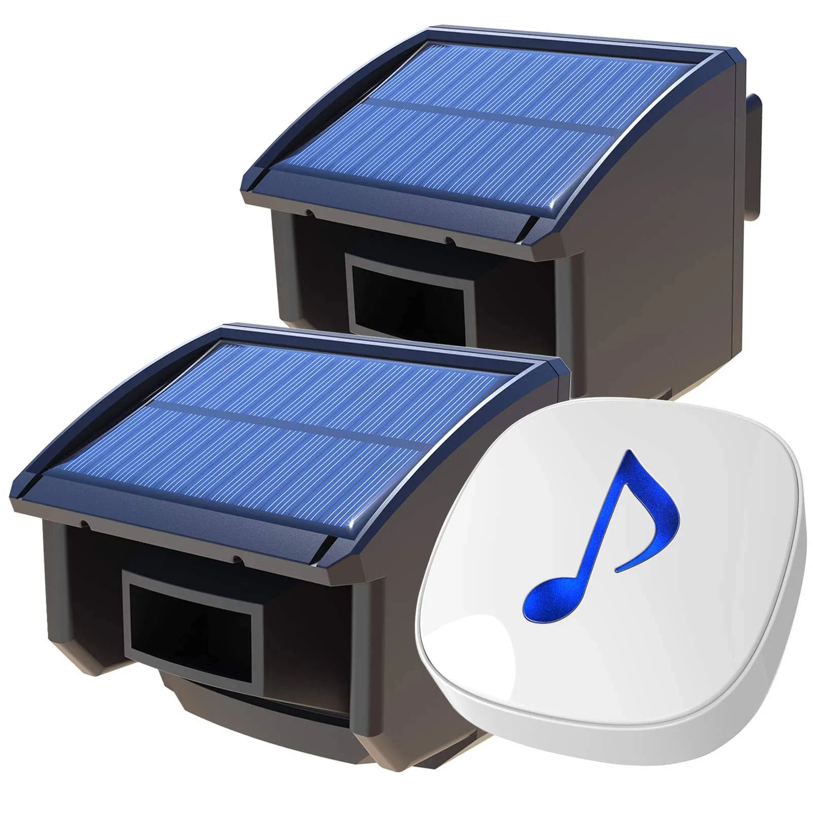 Long-Range Solar Driveway Security Alert System - Weatherproof Motion Detection