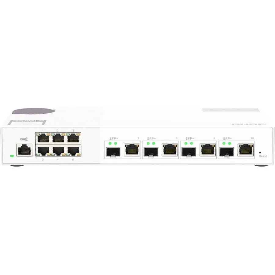 QNAP QSW-M2106-4C 4 Ports 10GbE Combo SFP+/RJ45 6 Ports 2.5GbE Managed Switch