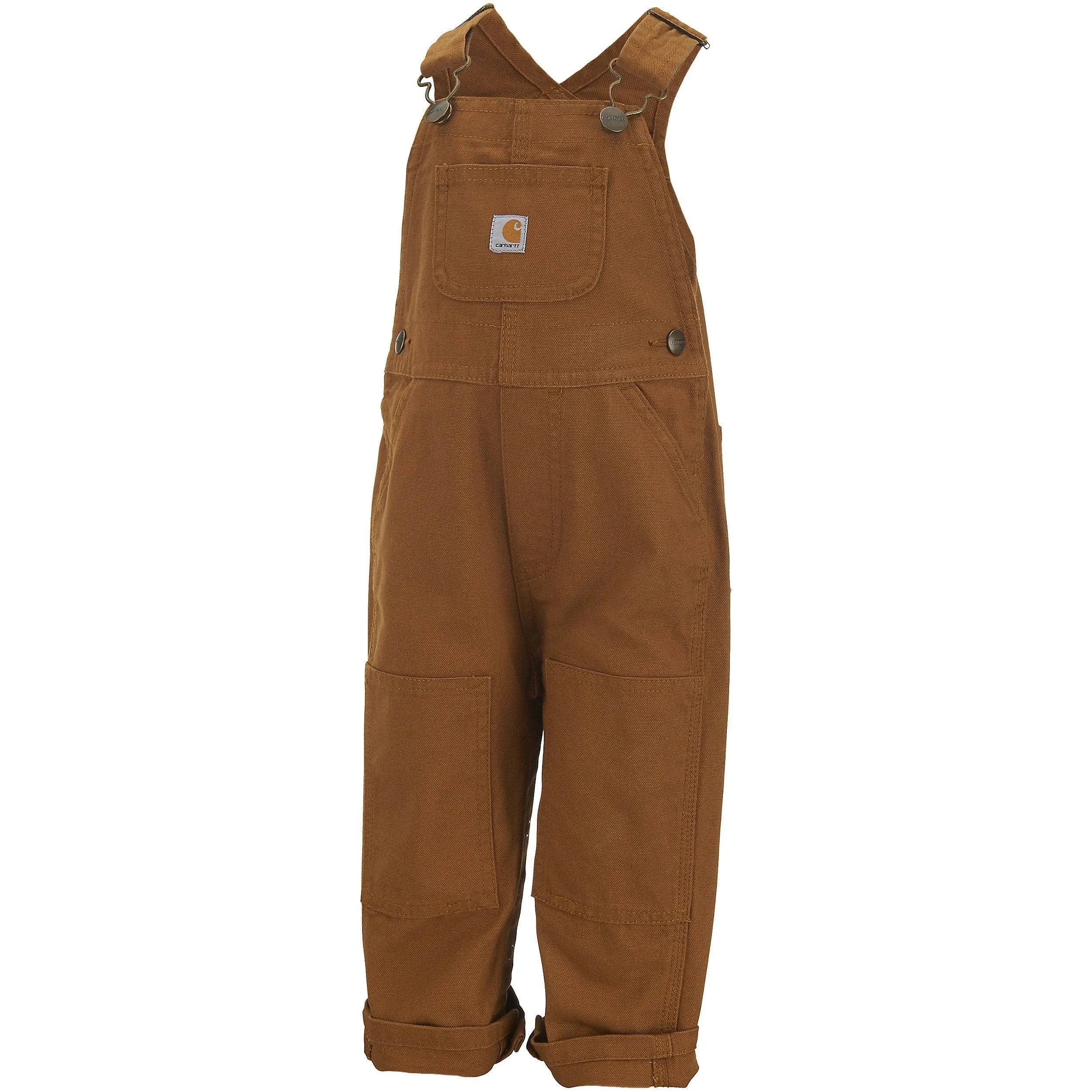 Carhartt Baby-boys Infant Washed Duck Bib Overall, Brown, 24 Mo.Carhartt Baby-boys Infant Washed Duck Bib Overall, Br…