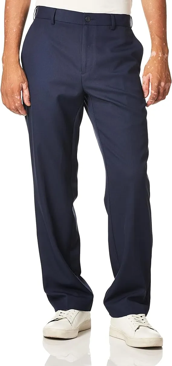 Pga Tour Men's Flat Front Golf Pant with Expandable Waistband (Waist Size 30-44 Big & Tall)