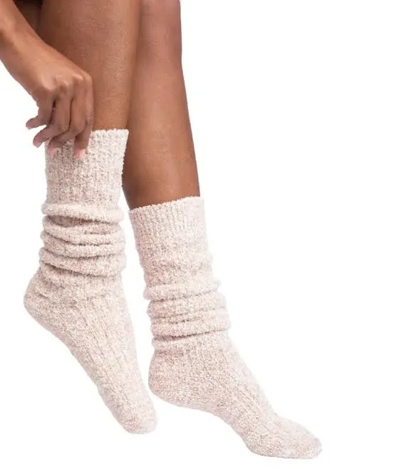 Softies Slouchy Marshmallow Socks Heather Birch