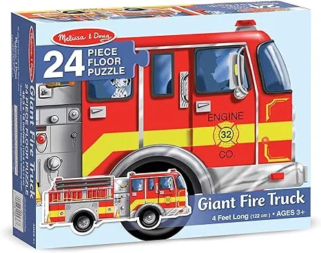 Melissa & Doug Giant Fire Truck Floor Puzzle