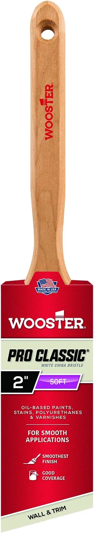 Wooster Brush Shortcut Angle Sash Paintbrush