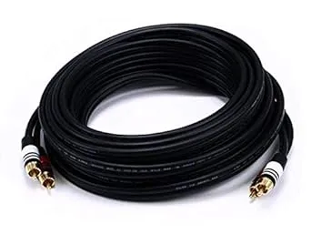 Monoprice Premium 2 RCA Plug-2 RCA Plug M-M 22AWG Cable