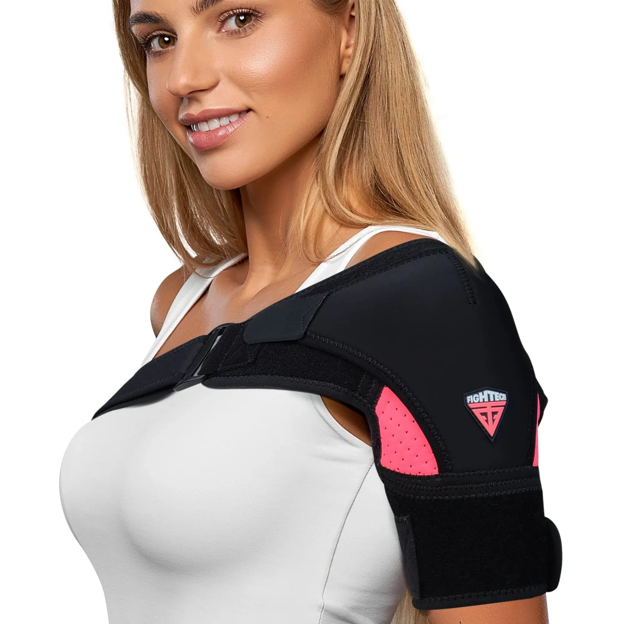 FIGHTECH Shoulder Brace for Men and Women | Compression Support for Torn Rotator