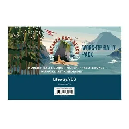 Lifeway Kids VBS 2024 Breaker Rock Beach Worship Rally Pack