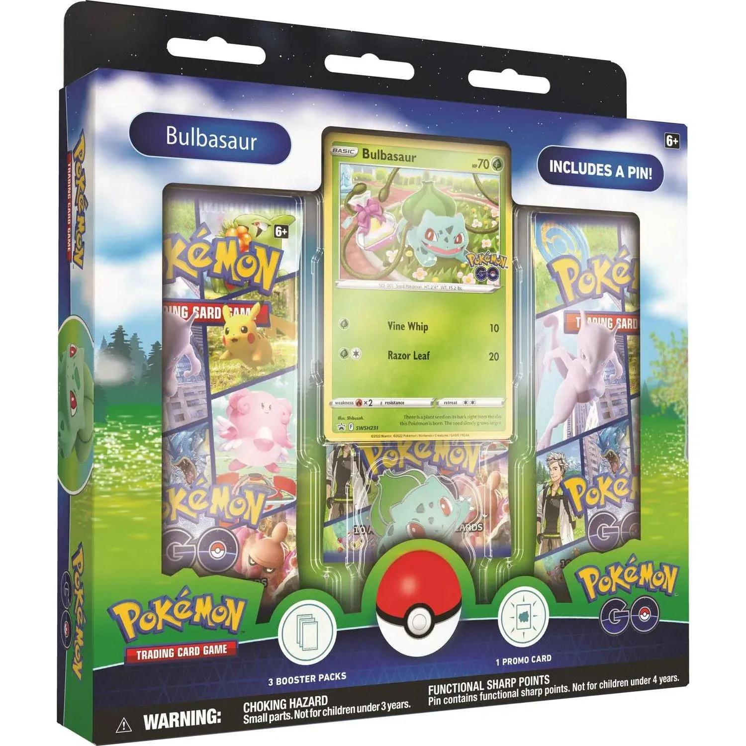 Pokemon TCG: Pokemon Go Pin Collection - Bulbasaur