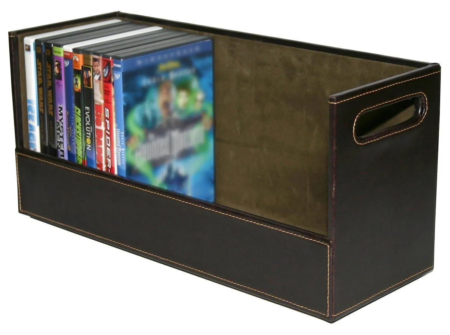 Stock Your Home Stackable DVD Storage Organizer &amp; Media Home Storage Box