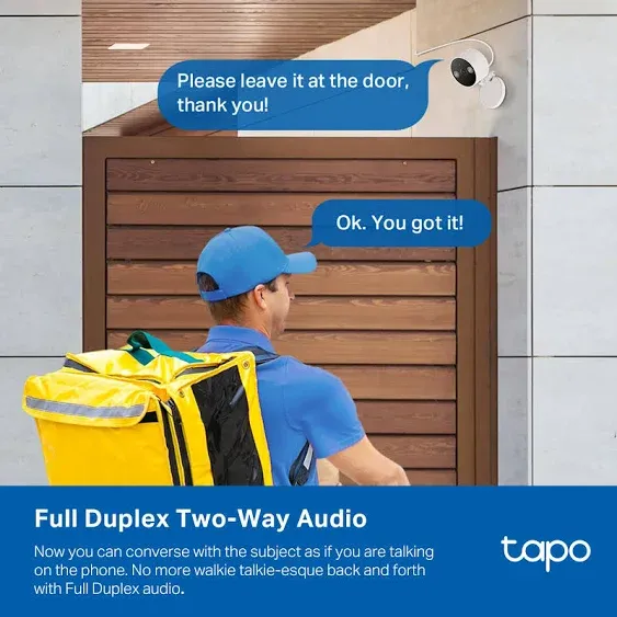 TP-Link Tapo Indoor/Outdoor Wi-Fi Home Security Camera