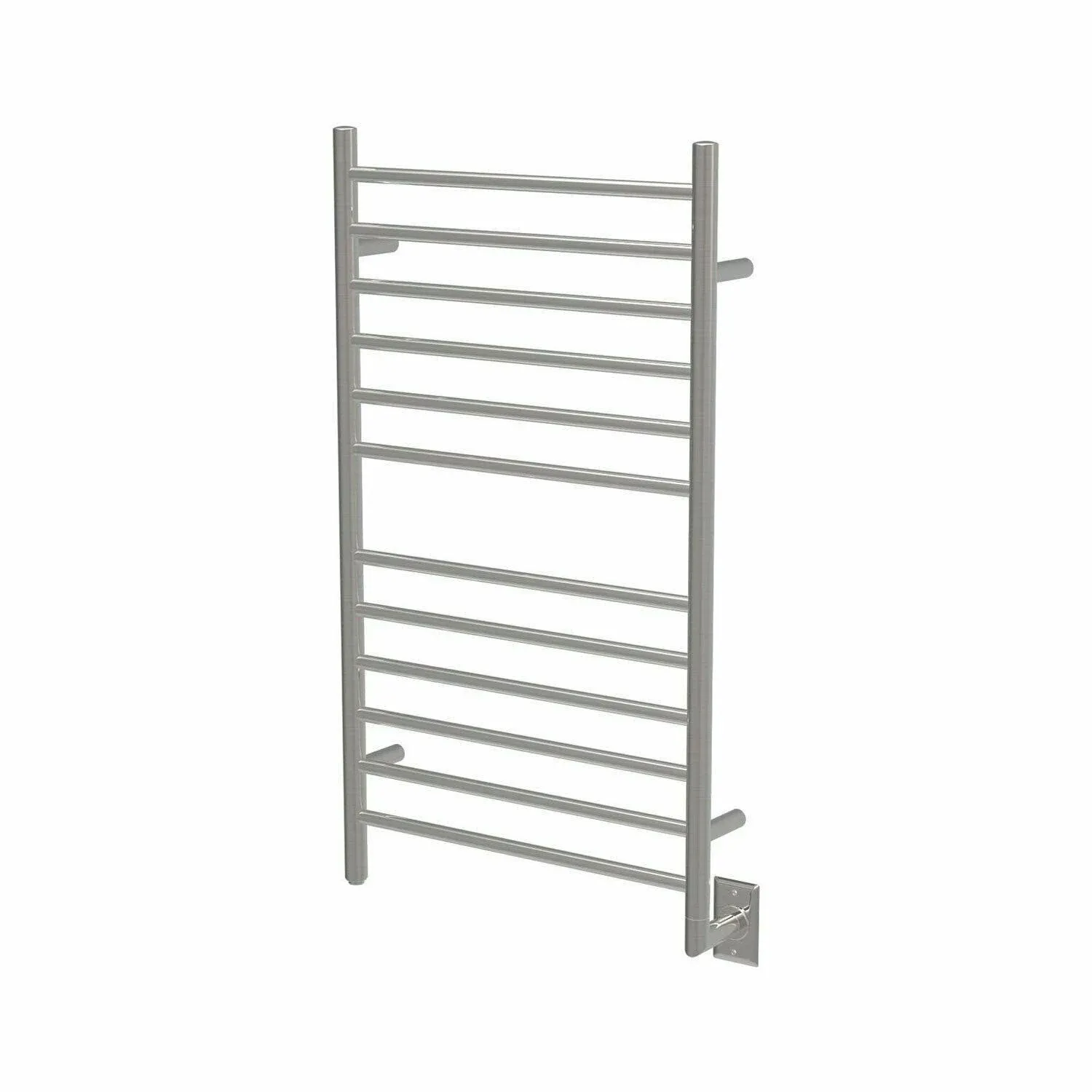 Amba 12 Bar Radiant Large Hardwired Straight Towel Warmer, Matte Black