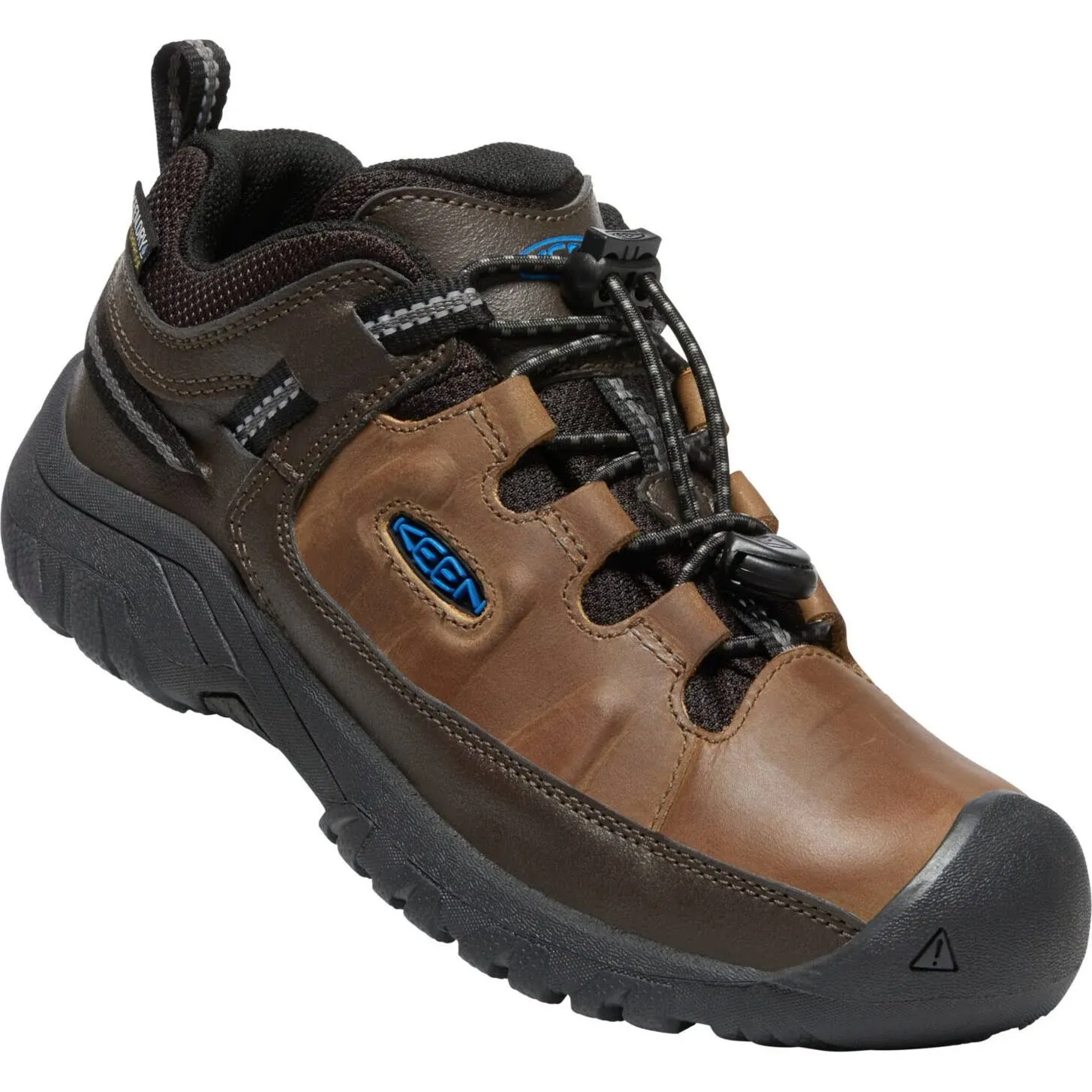 Keen Youth Targhee Low Waterproof Shoe - 1 - Coffee Bean/Bison