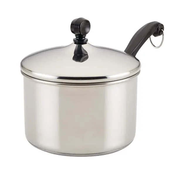 Farberware Classic Stainless Steel 2-Quart Covered Saucepan