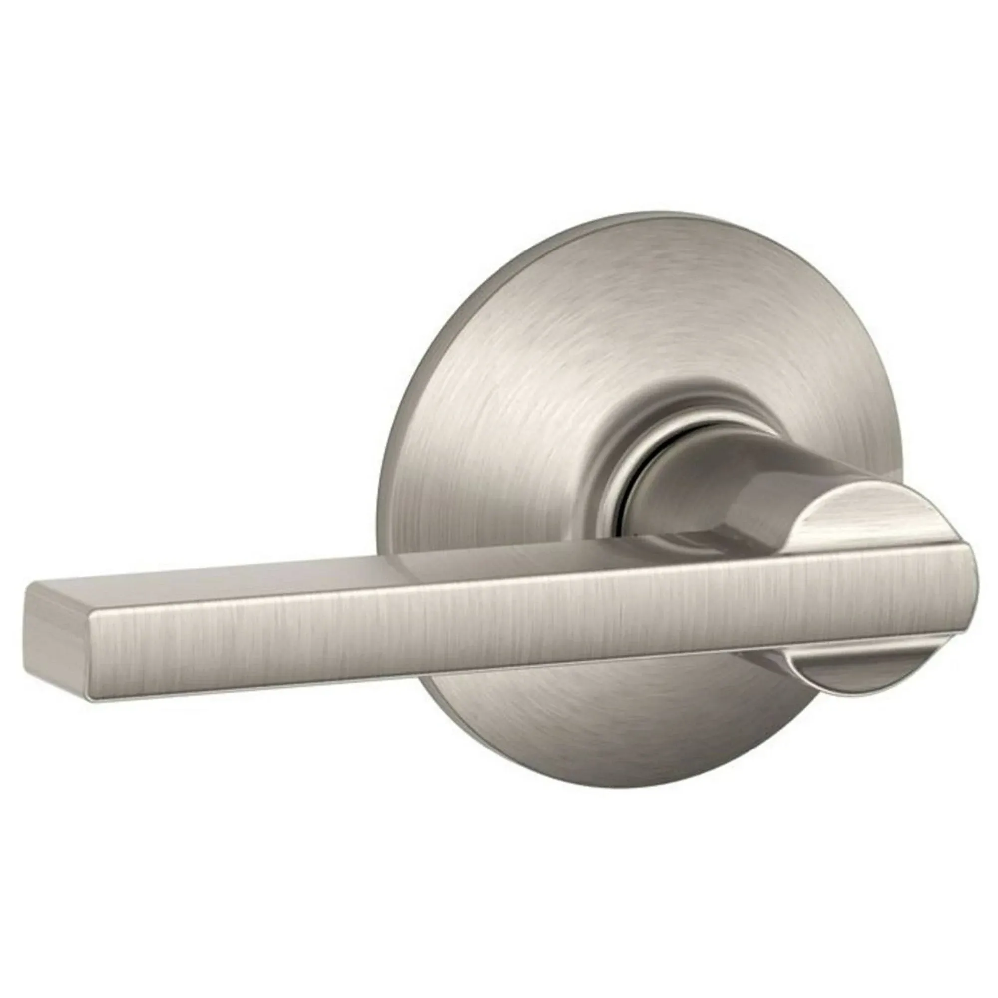 Schlage Latitude Passage Door Lever; Satin Nickel