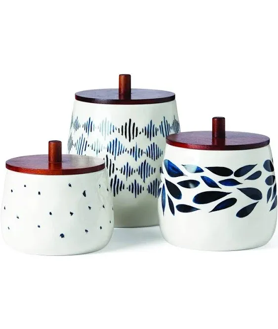 Lenox Blue Bay 3-Piece Set Canisters