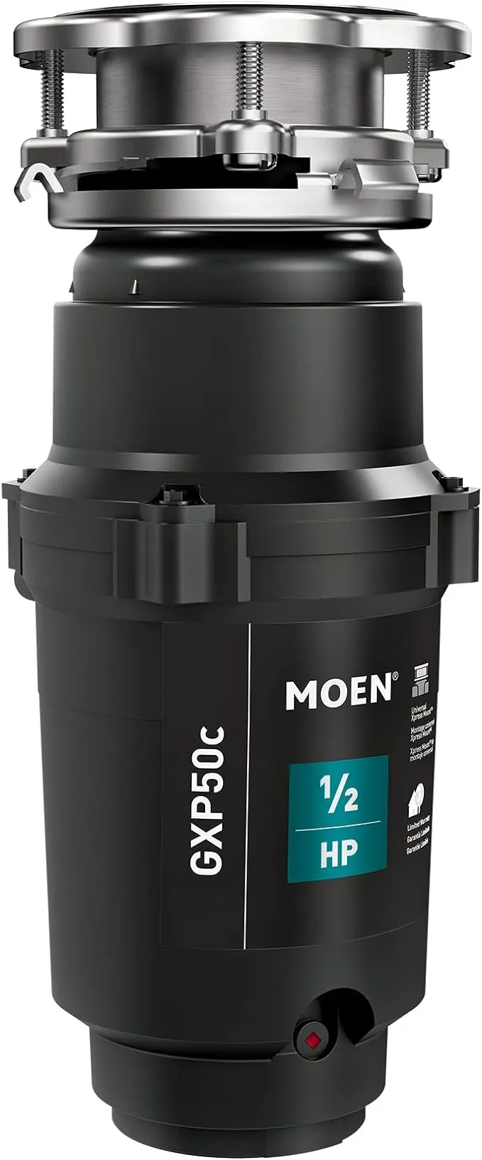 Moen Prep Corded 1/2-HP Continuous Feed Noise Insulation Garbage Disposal