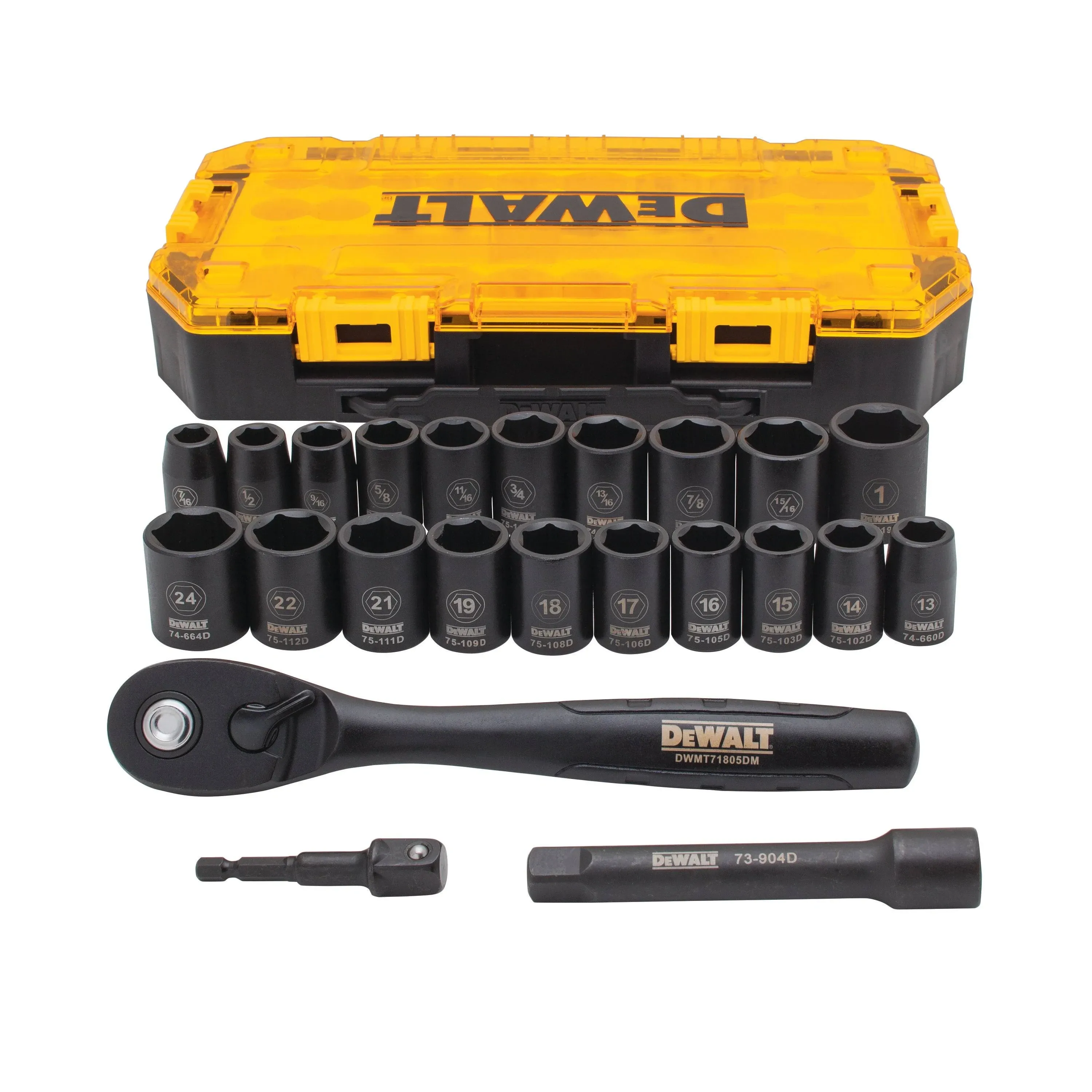 DeWalt 1/2" Drive Impact Socket Set (23 Piece)