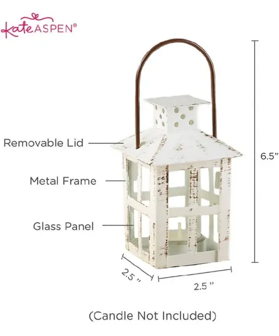 Kate Aspen Mini Decorative Lanterns Set of 12