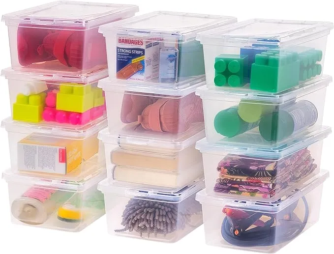 IRIS 6 Quart Clear Storage Box