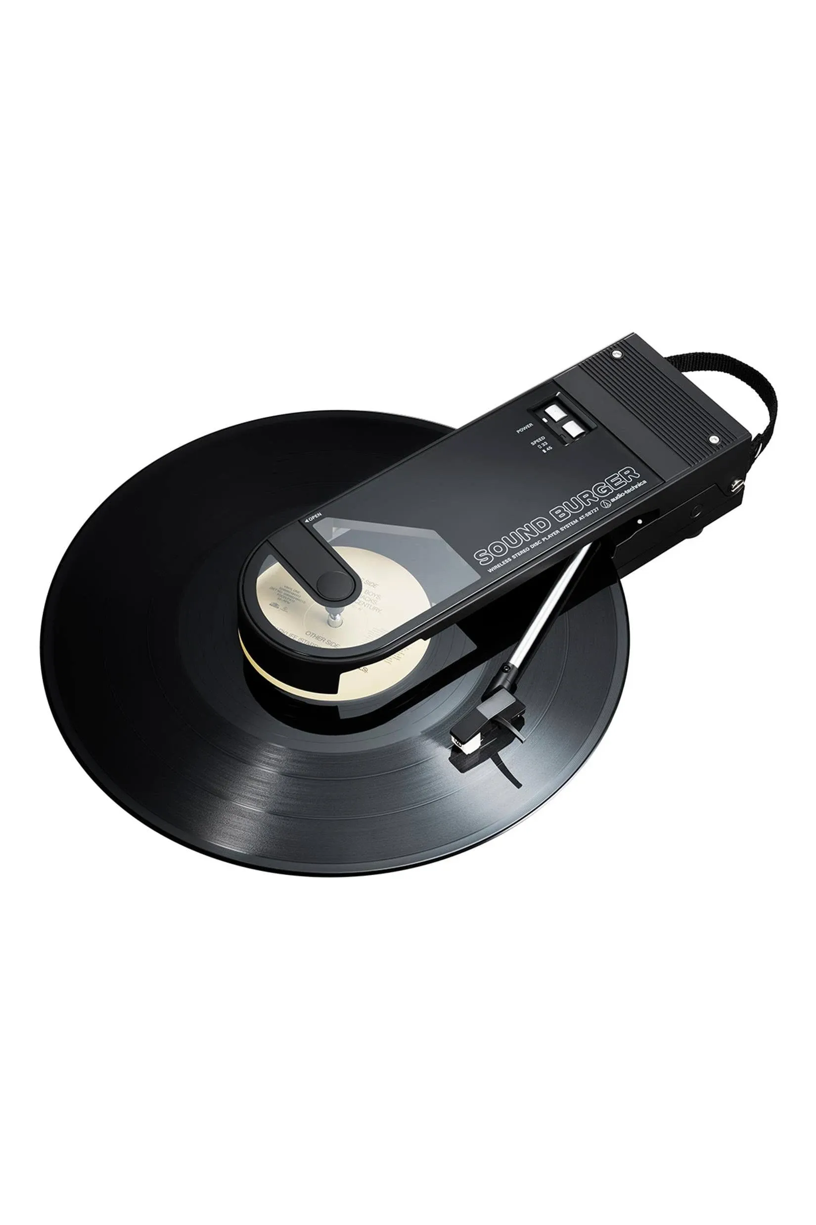 Audio Technica - AT-SB727 Sound Burger - Portable Bluetooth Turntable Black