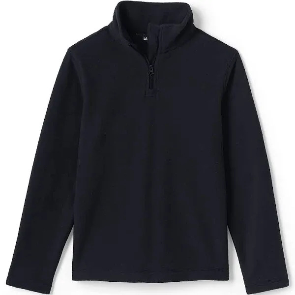 Lands' End Kids Lightweight Fleece Quarter Zip Pullover