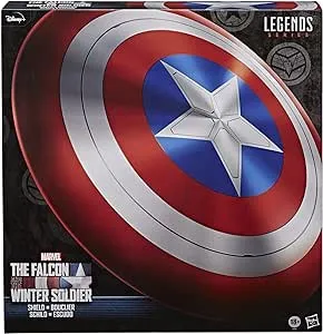 Marvel Legends Series Avengers Falcon And Winter Soldier Captain America Premium Role Play Shield -Adult Fan -Costume/Collectible