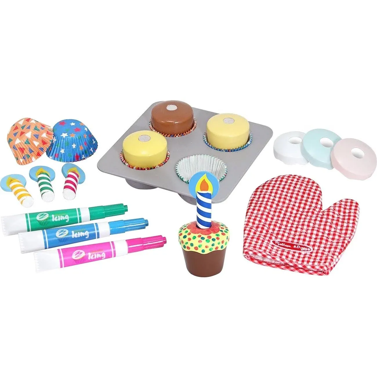 Melissa & Doug - Bake & Decorate Cupcake Set