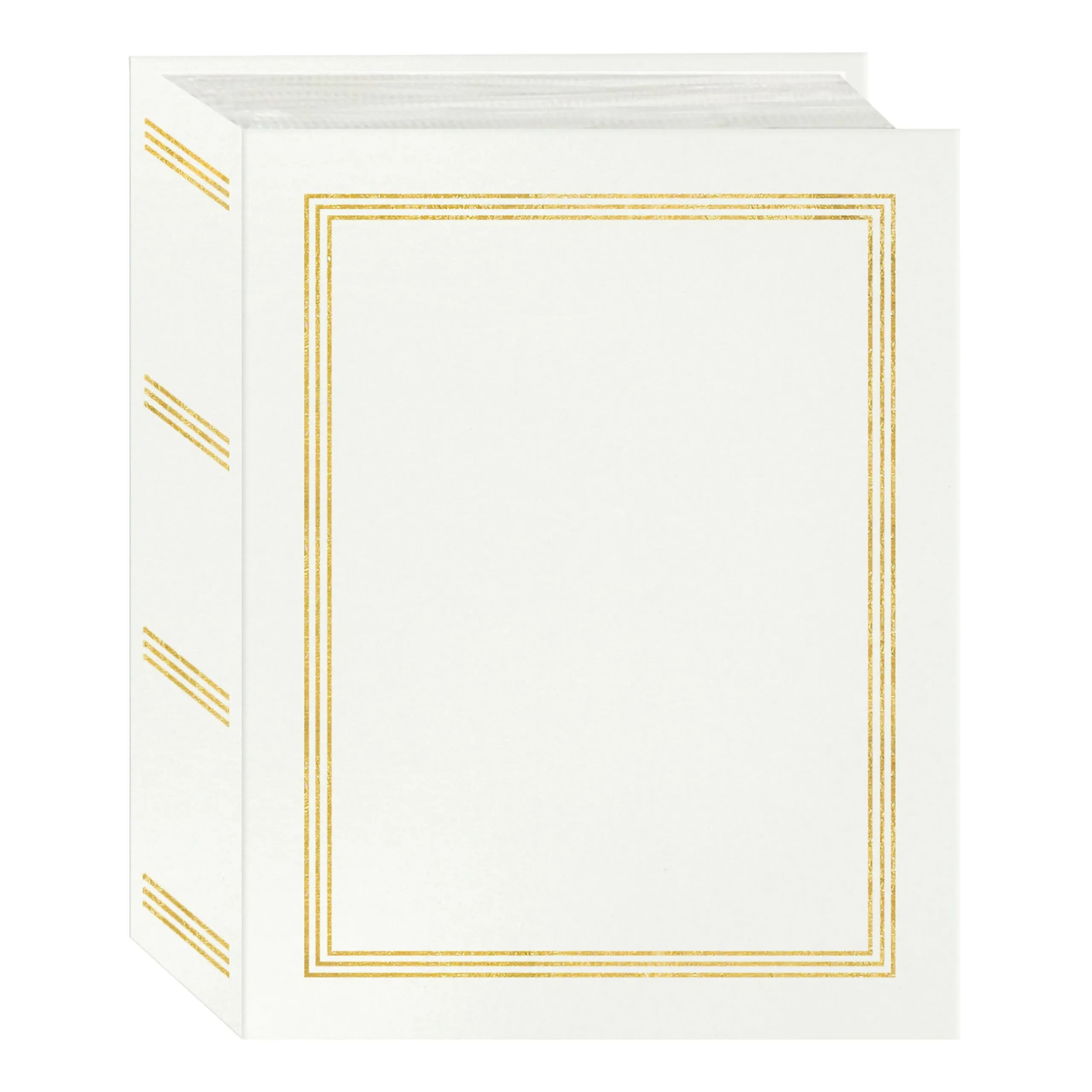 Pioneer Photo Albums A4-100 White Photo Album 100 Pockets 4X6