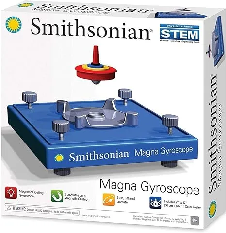 Smithsonian Science Activities Magna Gyroscope Blue 6"x6"