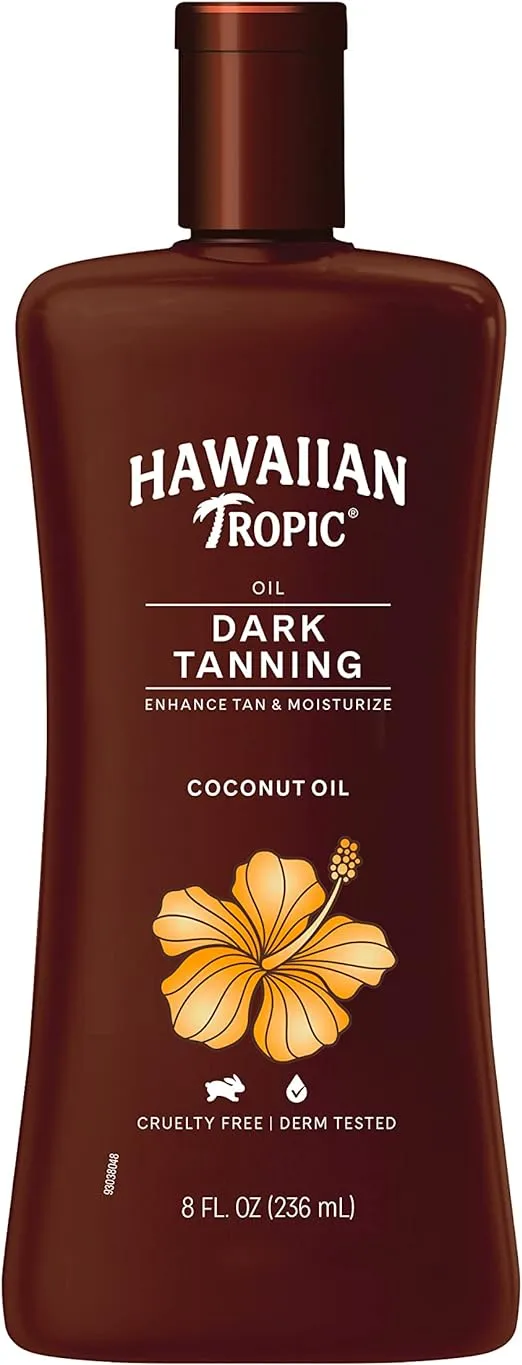 Hawaiian Tropic Dark Tanning Oil - 8 Ounces