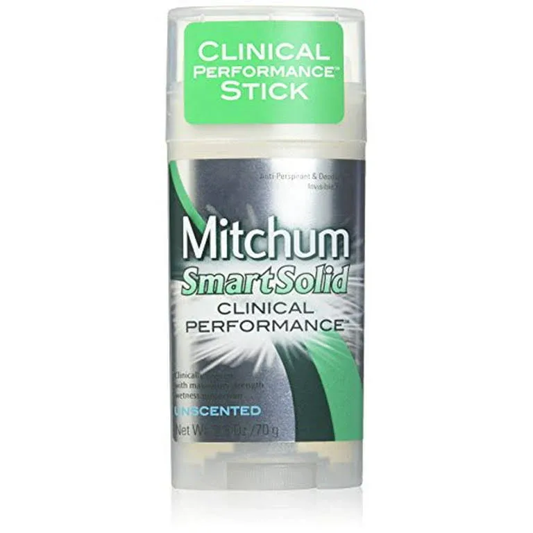 Mitchum Smart Solid Anti-Perspirant Deodorant Unscented