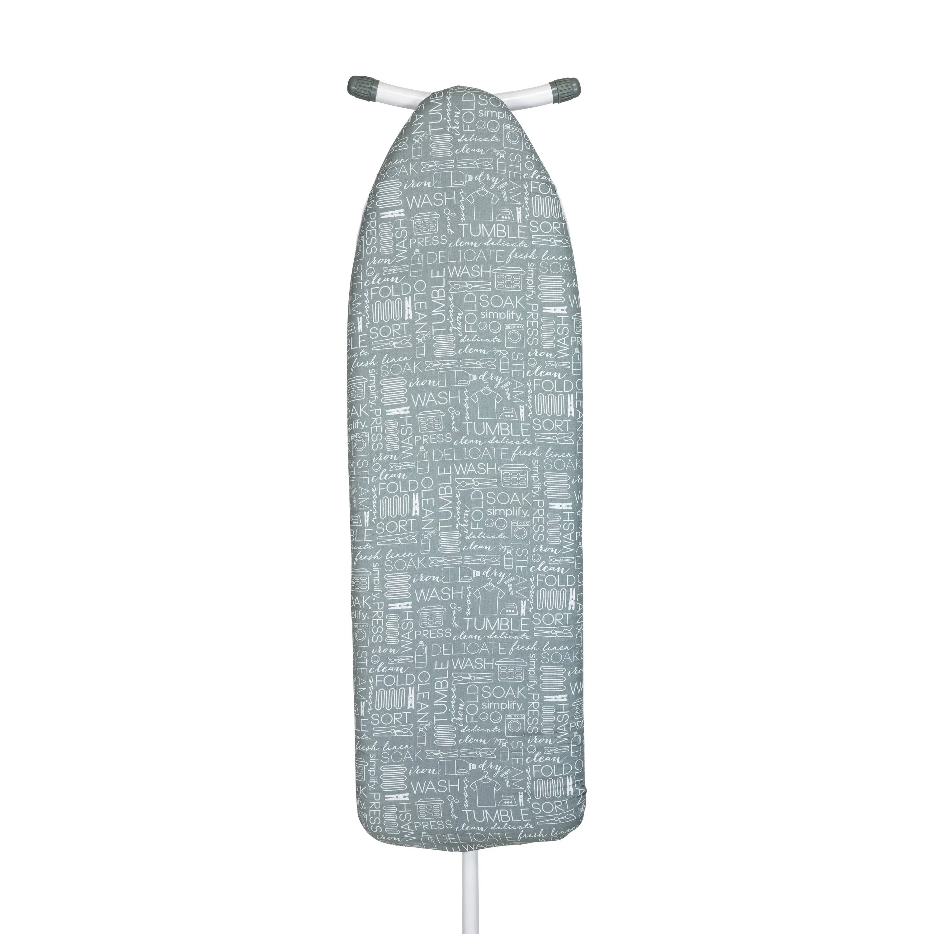 Simplify Scorch Resistant Ironing Board Cover &amp; Pad in Grey