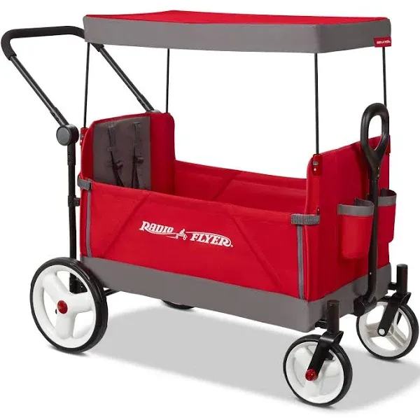 Radio Flyer Convertible Stroller Wagon ,Red