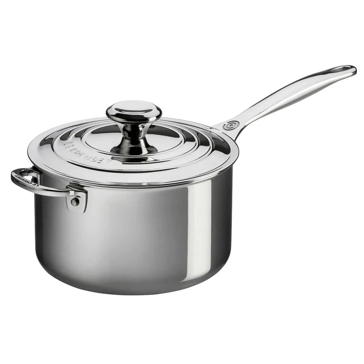 Le Creuset 966009200 20cm Saucepan with Lid  - Stainless Steel