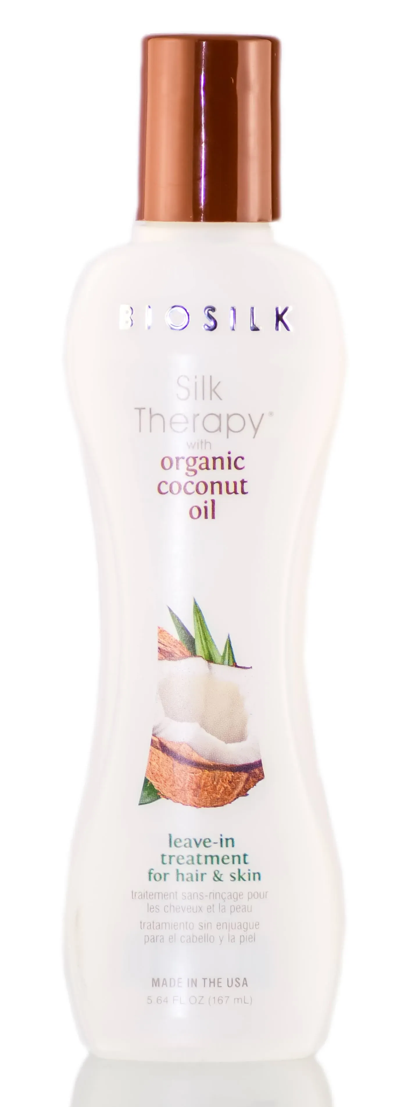 BioSilk Silk Therapy with Organic Coconut Oil Leave-In Treatment Unisex Treatment 5.64 oz 