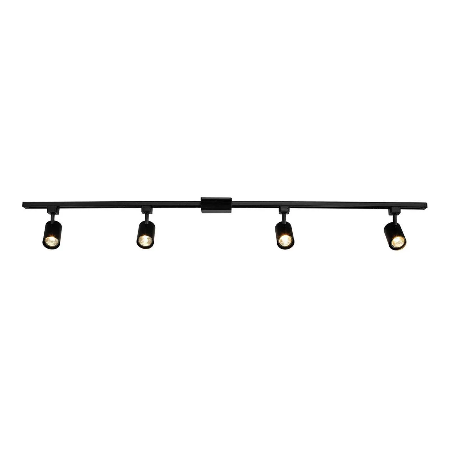 Globe Electric Tribeca 4.7 ft. 4-Light Matte Black Track Lighting Kit