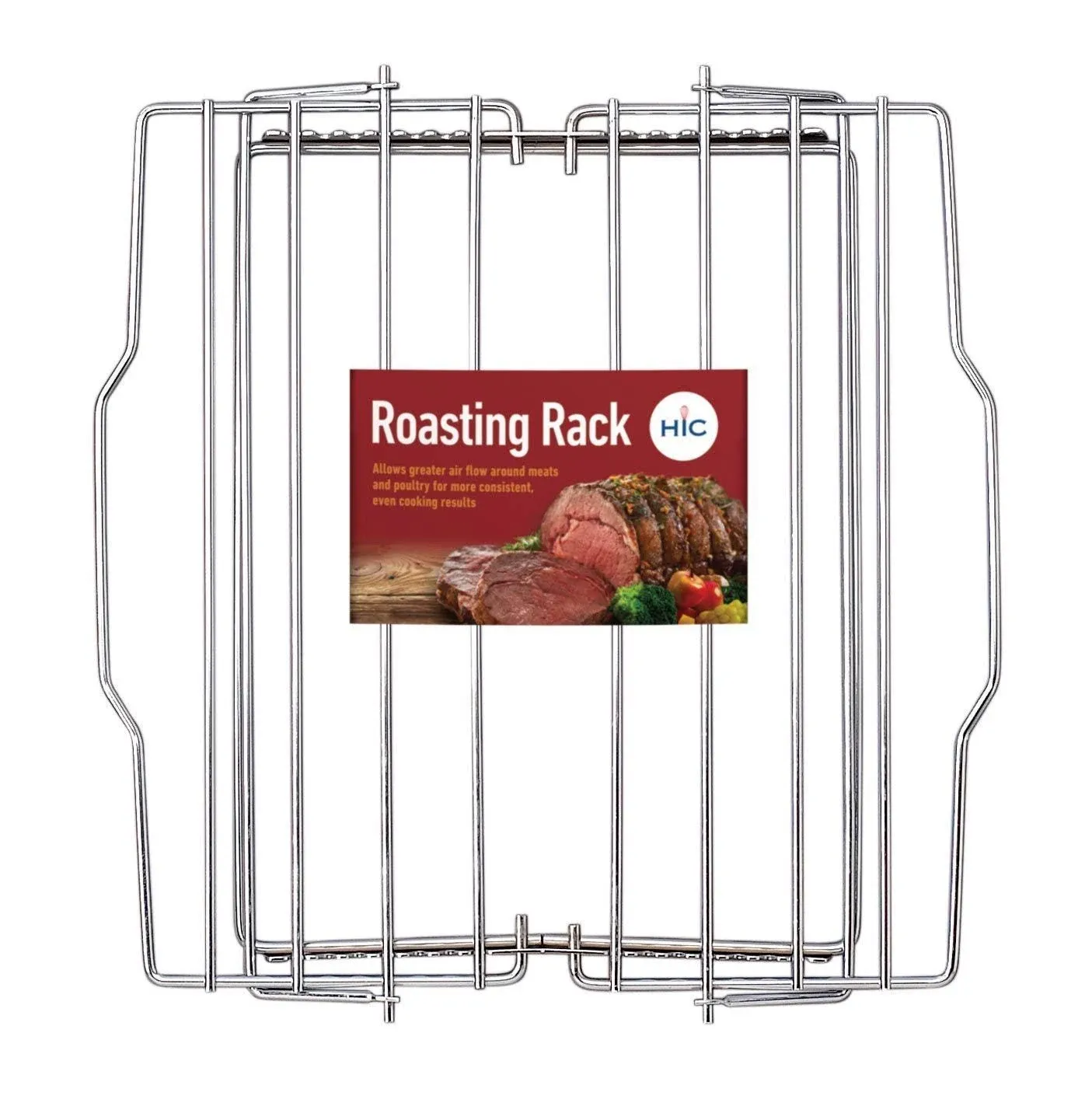 HIC Harold Import Co. 43182 HIC Adjustable Wire Roasting Baking Broiling Rack, 1