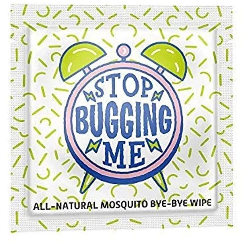 La Fresh Mosquito Repellent Wipes, Individually Wrapped - Natural, Deet Free, Long Lasting Repellent