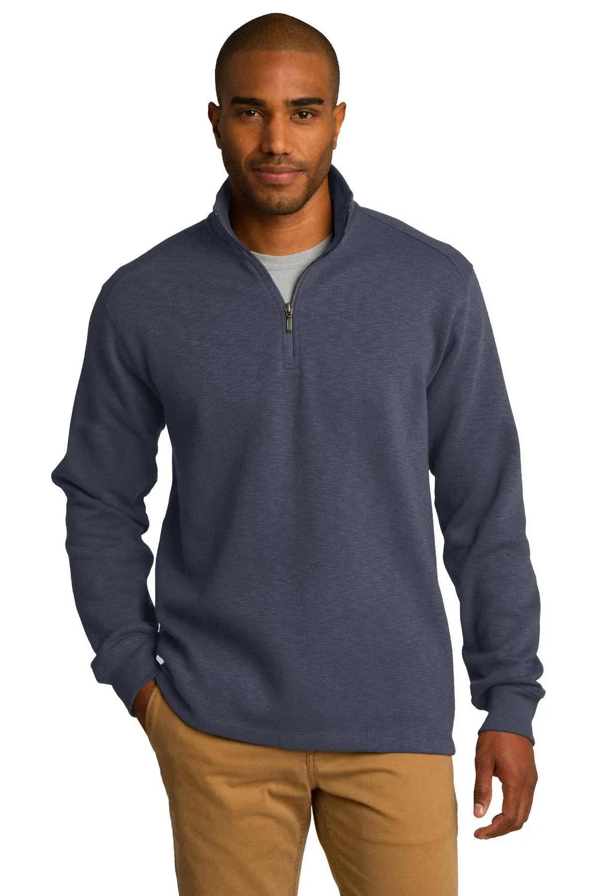 Port Authority Slub Fleece 1/4-Zip Pullover