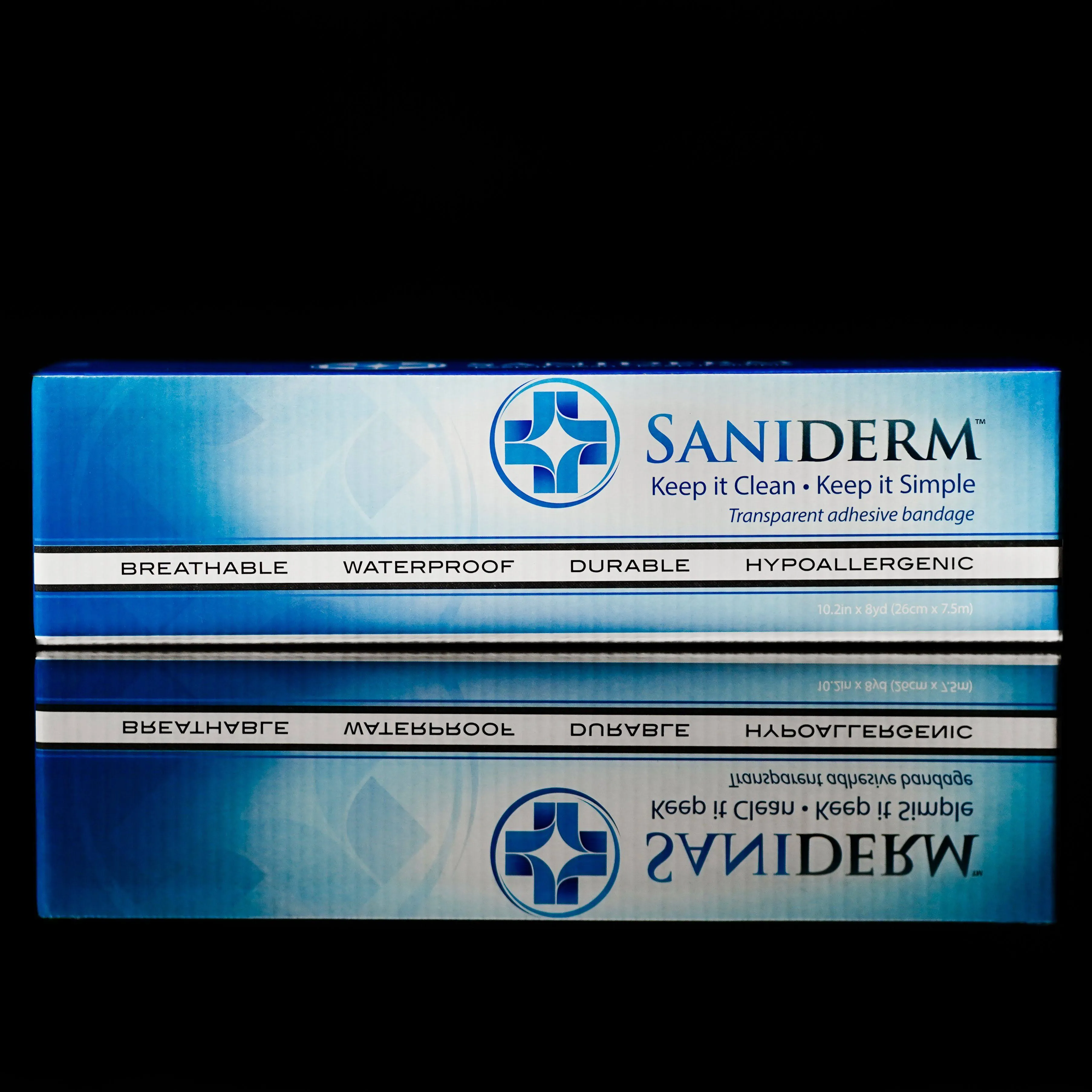 Saniderm Transparent Adhesive Bandage - 10.2" x 8 Yard Roll