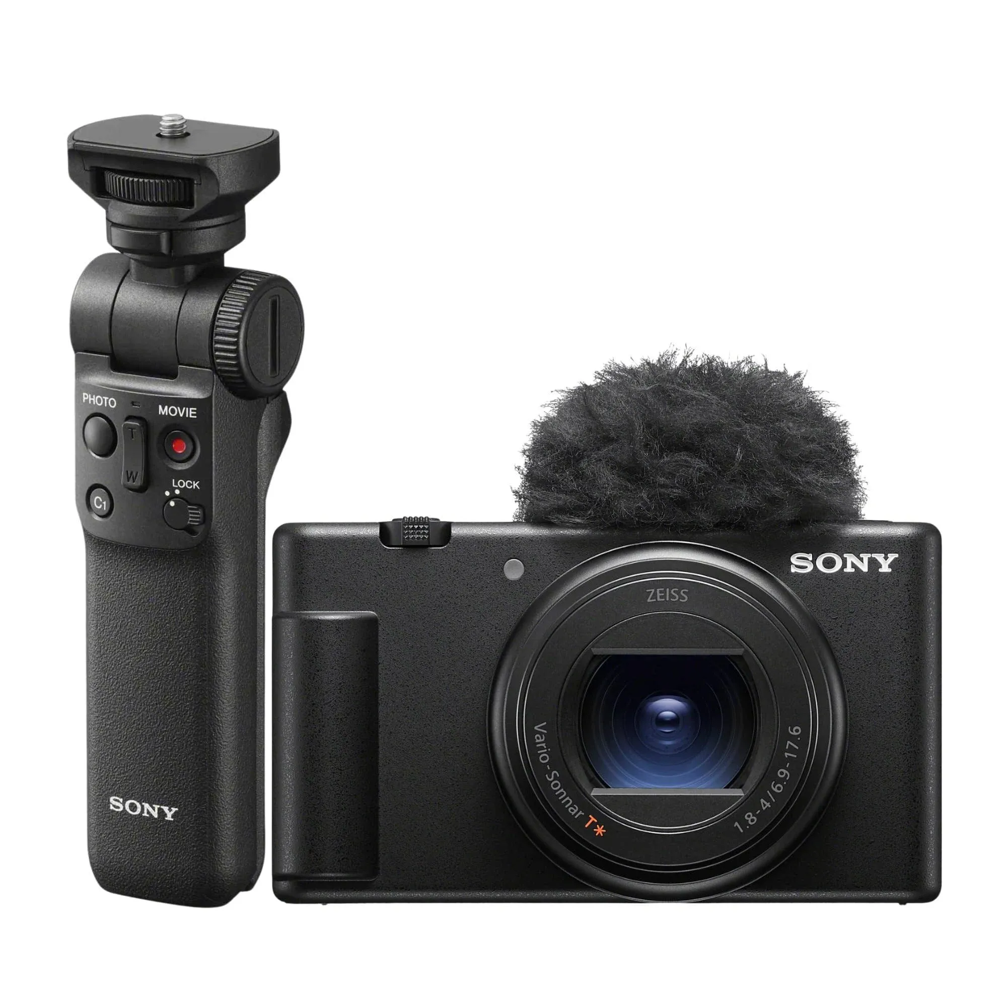 Sony ZV-1 II Vlog Camera for Content Creators and Vloggers with Shooting Grip