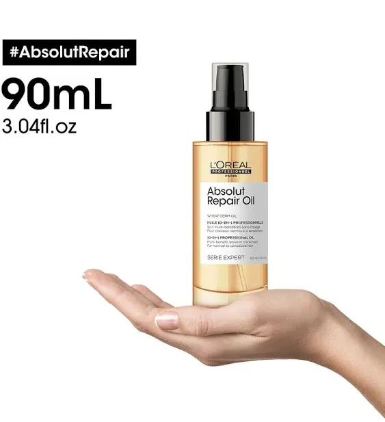 L'oreal Professionnel Absolut Repair Oil 10-In-1 Multi-benefit Leave In Hair