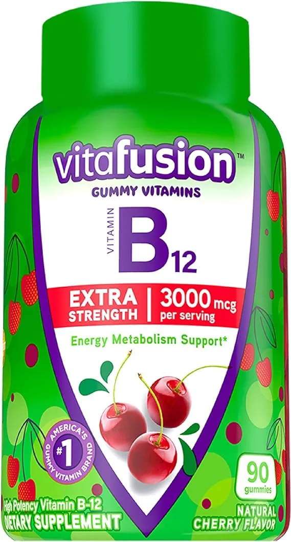 Vitafusion Extra Strength B12 Gummies 90 Count