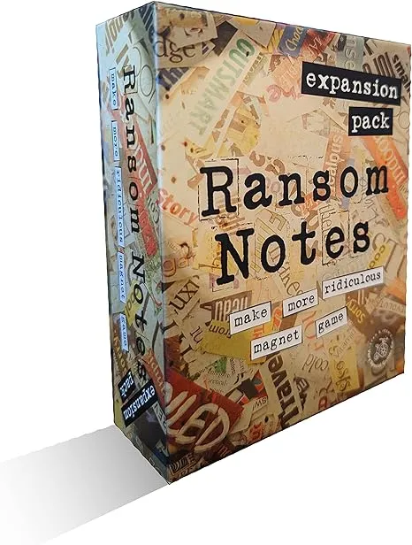 Ransom Notes Expansion Pack One - The Ridiculous Word Magnet Party Game, 3+ PlayersRansom Notes Expansion Pack One - The Ridiculous Word…