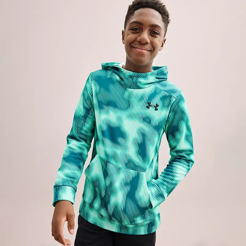 Boys' Armour Fleece Printed Hoodie